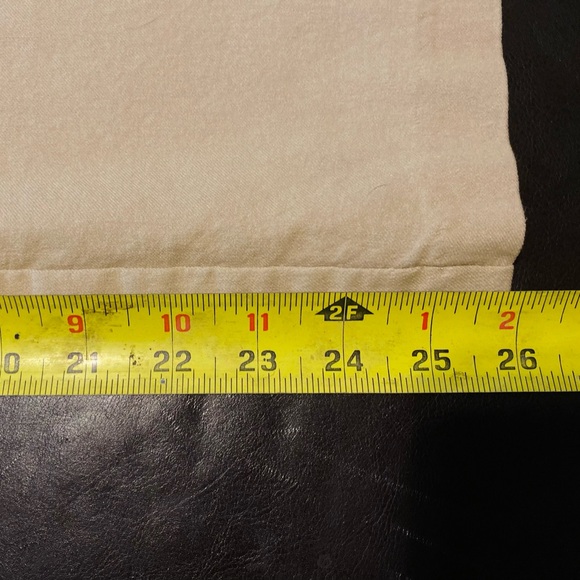 Joe B Beige Straight Leg Pants with Scrunched Top and Side Buttons - Picture 7 of 12